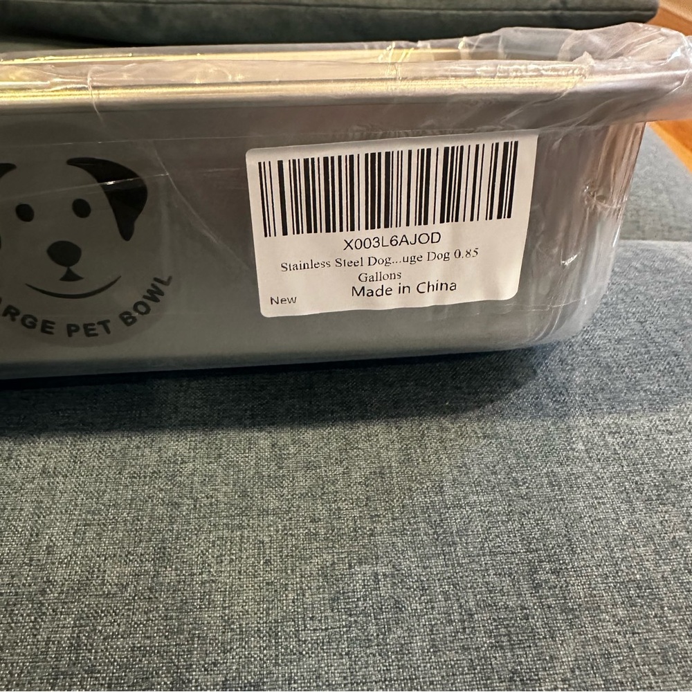 *NWT * Stainless Steel Metal Dog Bowl - Picture 8 of 8
